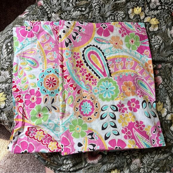 Pottery Barn Teen pink pastel cotton duvet set pillowcases size twin - Picture 2 of 8